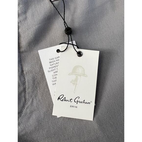 Robert Graham Men's Bermuda Gray Shorts Size 44 Classic Fit Belgrade NWT - Picture 9 of 13